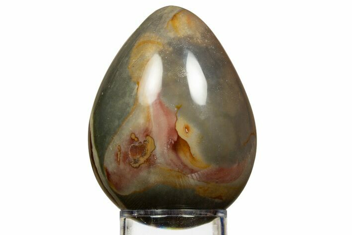 Polished Polychrome Jasper Egg - Madagascar #322519